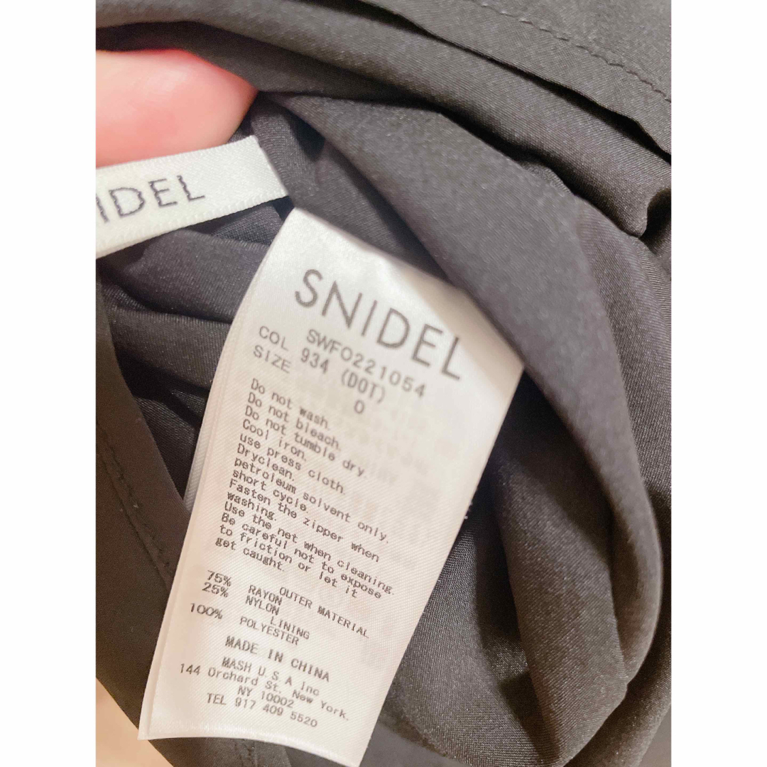 SNIDEL(スナイデル)のSNIDEL スリーブデザインスクエアネックワンピース レディースのワンピース(ロングワンピース/マキシワンピース)の商品写真