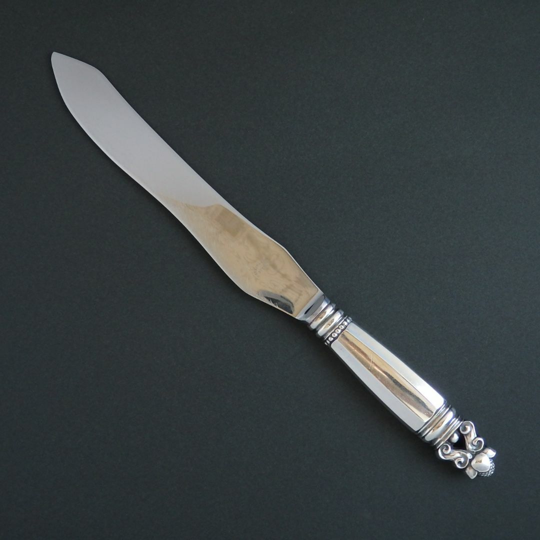 Georg Jensen Acorn北欧アンティークシルバー製ディナーナイフ1本