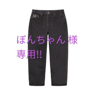 シュプリーム(Supreme)のSupreme Coogi Baggy Jean ブラック 30インチ(デニム/ジーンズ)