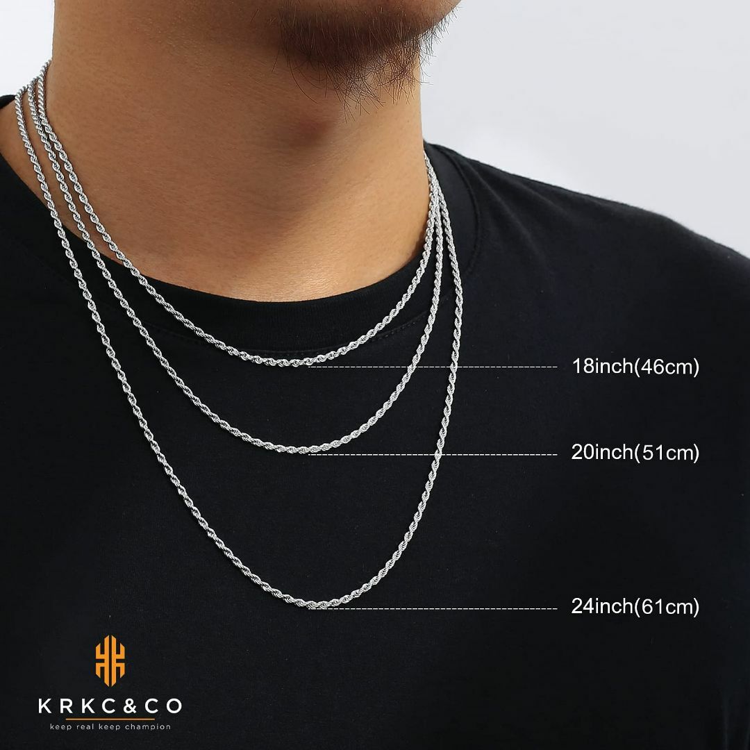 KRKC&CO ネックレス シルバーチェーン