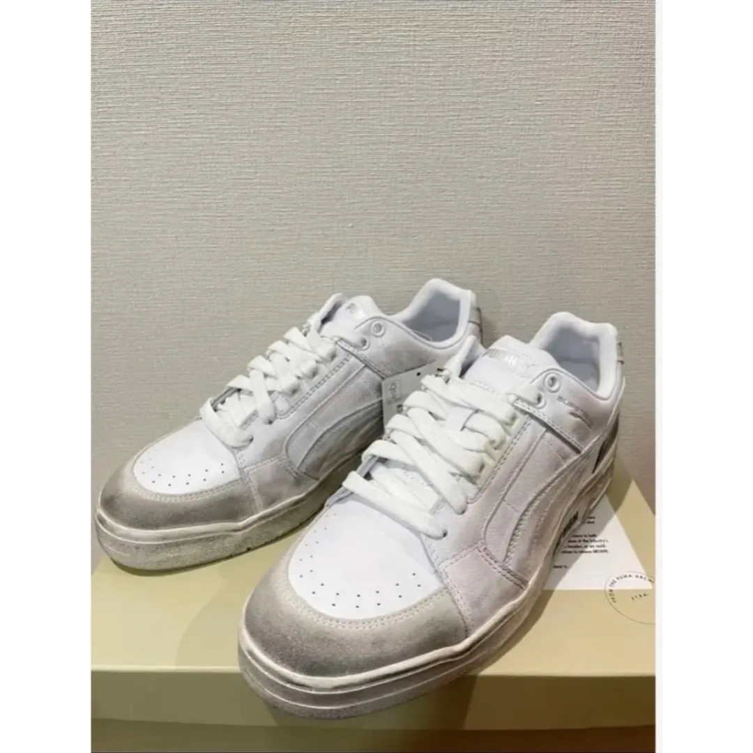 PUMA - 【超限定品】PUMA SLIPSTREAM LO MB ATMOS 白スニーカー PUMA - 【超限定品】PUMA SLIPSTREAM LO MB ATMOS 白スニーカー