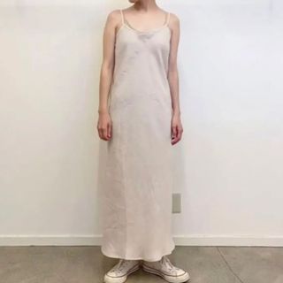 イエナ(IENA)のbaserange ベースレンジ　dydine dress リネン　IENA(ロングワンピース/マキシワンピース)