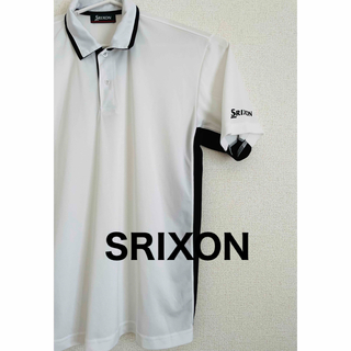 スリクソン(Srixon)のSRIXON 白‪✕‬‪‪黒 ポロシャツ (ポロシャツ)