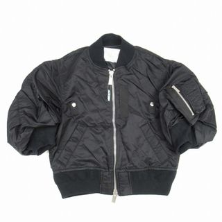 サカイ(sacai)の美品 22ss サカイ ナイロンツイル ボンバージャケット ミリタリー MA-1(ブルゾン)