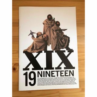 ショウネンタイ(少年隊)の少年隊＊映画「nineteen」パンフレット(その他)