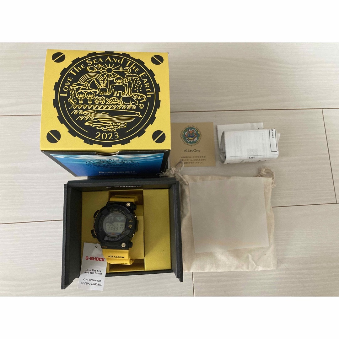 正規品 タグ付きFROGMAN GW-8200K-9JR CASIO