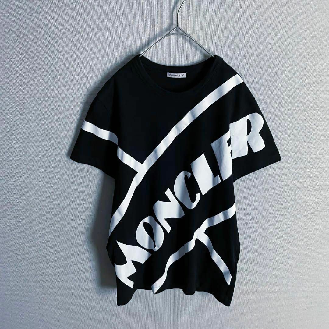 美品☆高級モデル☆人気デザイン】モンクレール ロゴTシャツ 半袖 入手