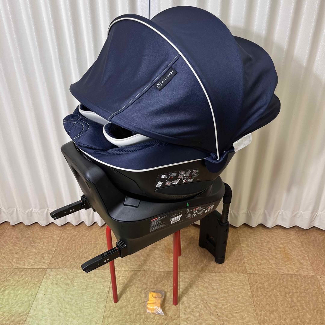 クリーニング済☆美品☆ 新生児 エールべべ クルット3i グランス ISOFIX-