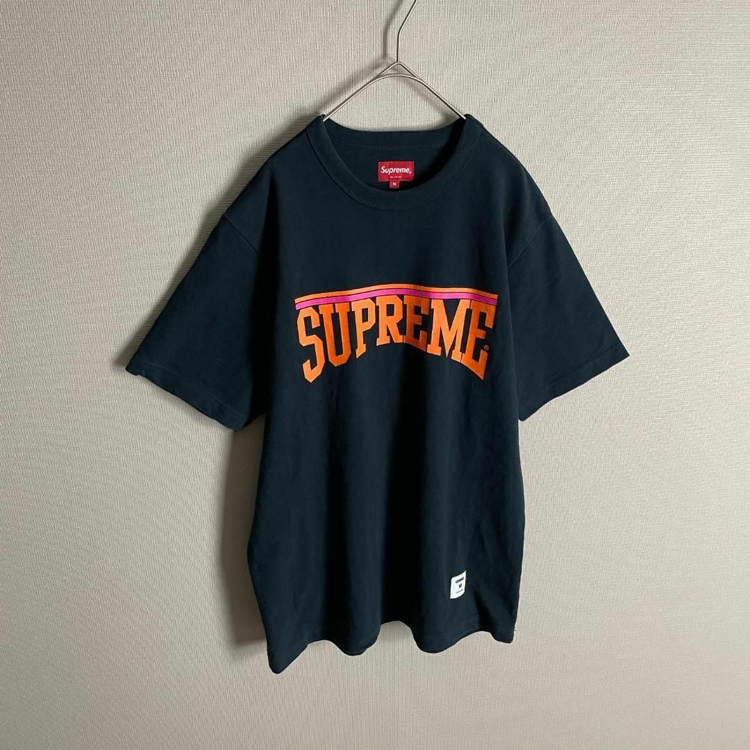 【入手困難モデル☆刺繍デザイン☆肉厚】シュプリーム ロゴ Tシャツ 半袖