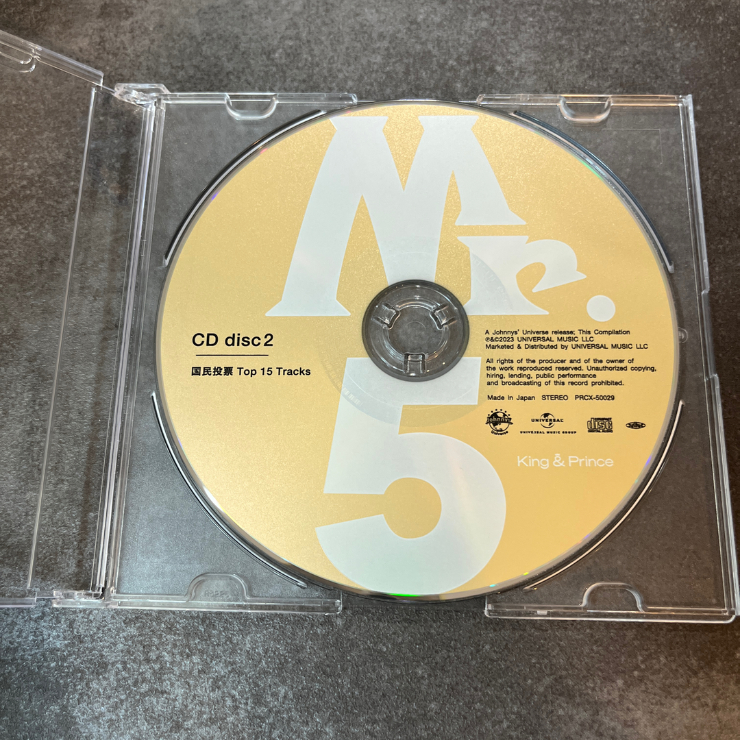 Mr.5 ティアラ盤　Disc2のみ　キンプリ