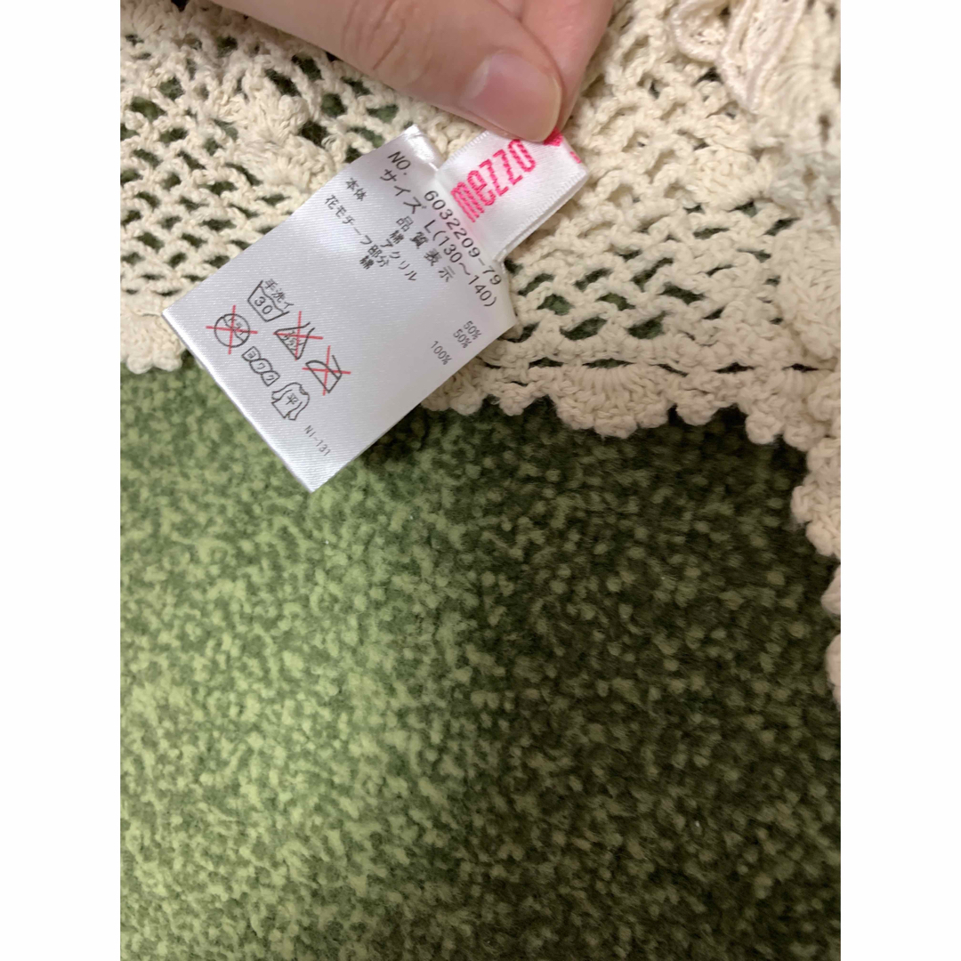 130センチ　ワンピース　ボレロカーディガン　セット キッズ/ベビー/マタニティのキッズ服女の子用(90cm~)(ワンピース)の商品写真