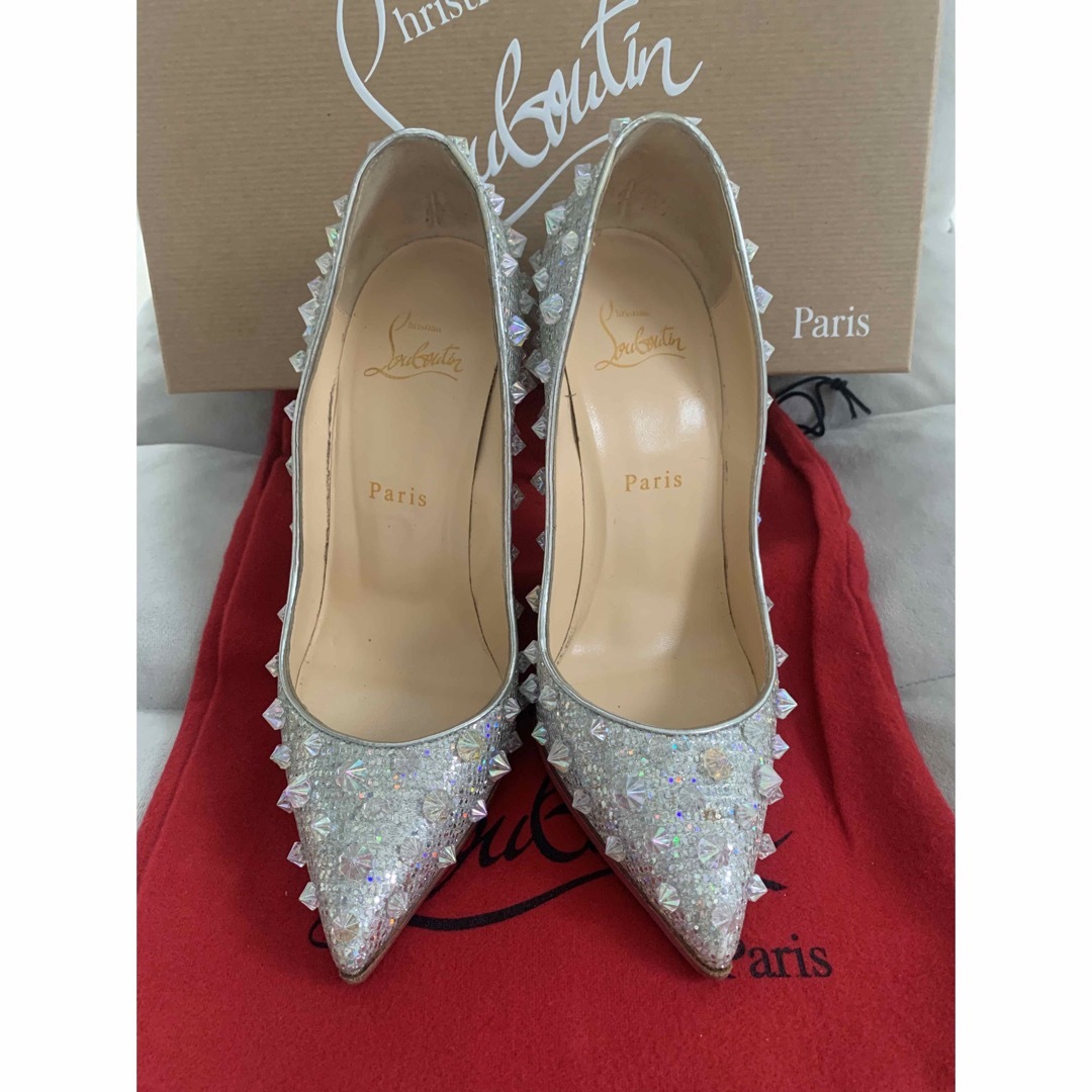 Christian Louboutin - ○限定品○美品○ルブタン ラメホワイト