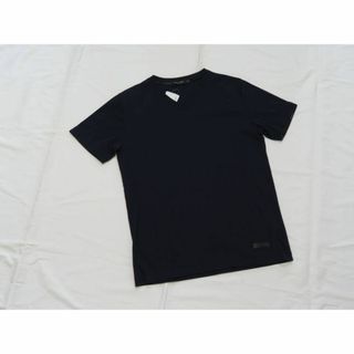 ブラックレーベルクレストブリッジ(BLACK LABEL CRESTBRIDGE)のブラックレーベル クレストブリッジ 　V字半袖無地Tシャツ　Mサイズ　紺(Tシャツ/カットソー(半袖/袖なし))