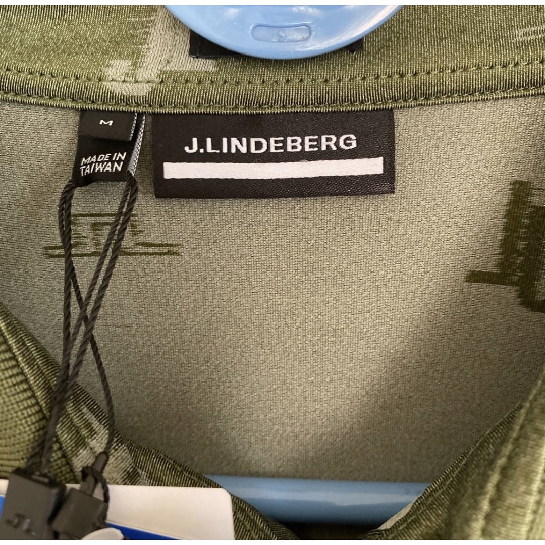 新品 J.LINDEBERG  (M)ロゴ 半袖ポロシャツ ジェイリンドバーグ スポーツ/アウトドアのゴルフ(ウエア)の商品写真