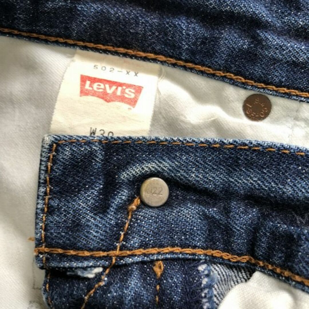 Levi's - リーバイス502XX 赤耳 セルビッチ ビッグE W30×L36 TALONの ...