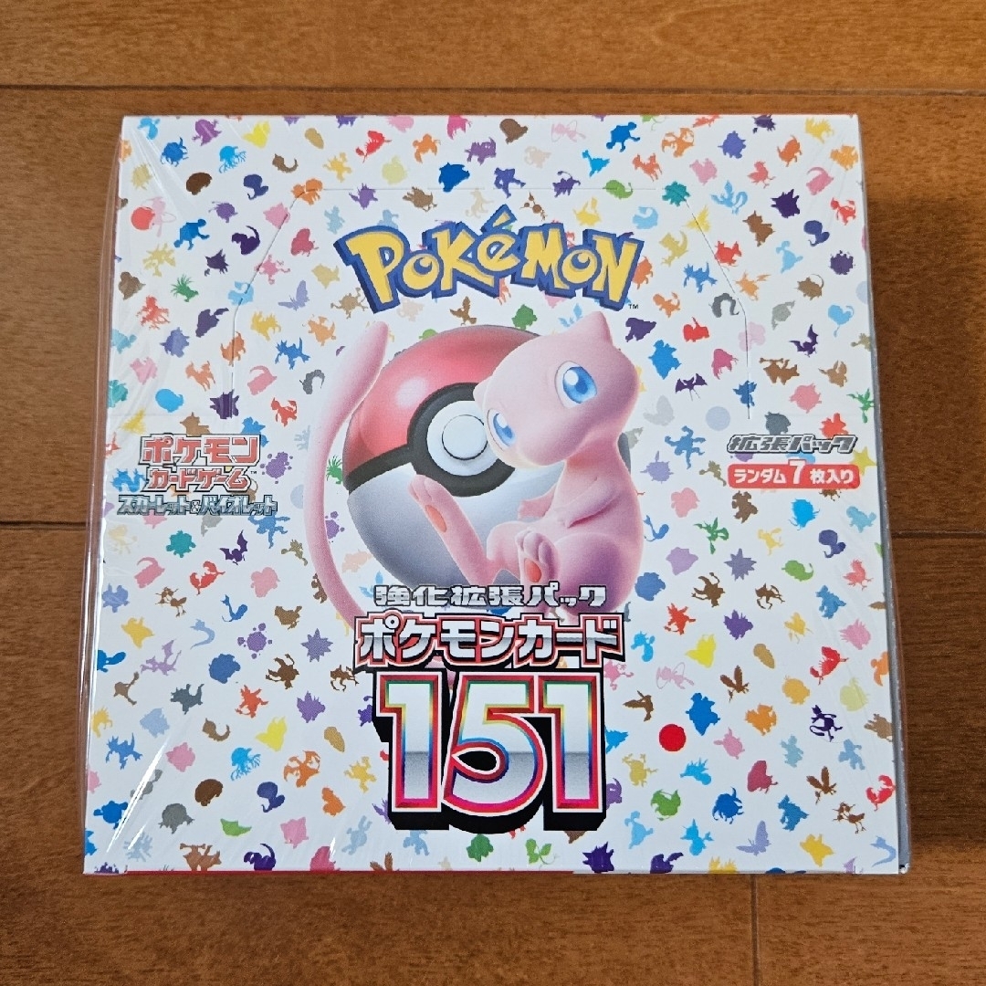 シュリンク付き　強化拡張パック　ポケモンカード　151 1BOX 新品未開封