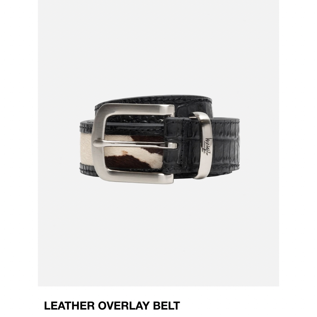 STUSSY - STUSSY LEATHER OVERLAY BELT ベルト S/Mの通販 by tky1024