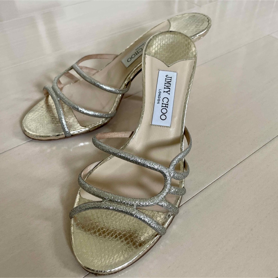 JIMMY CHOO(ジミーチュウ)のジミーチュウ　サンダル　ミュール レディースの靴/シューズ(ミュール)の商品写真