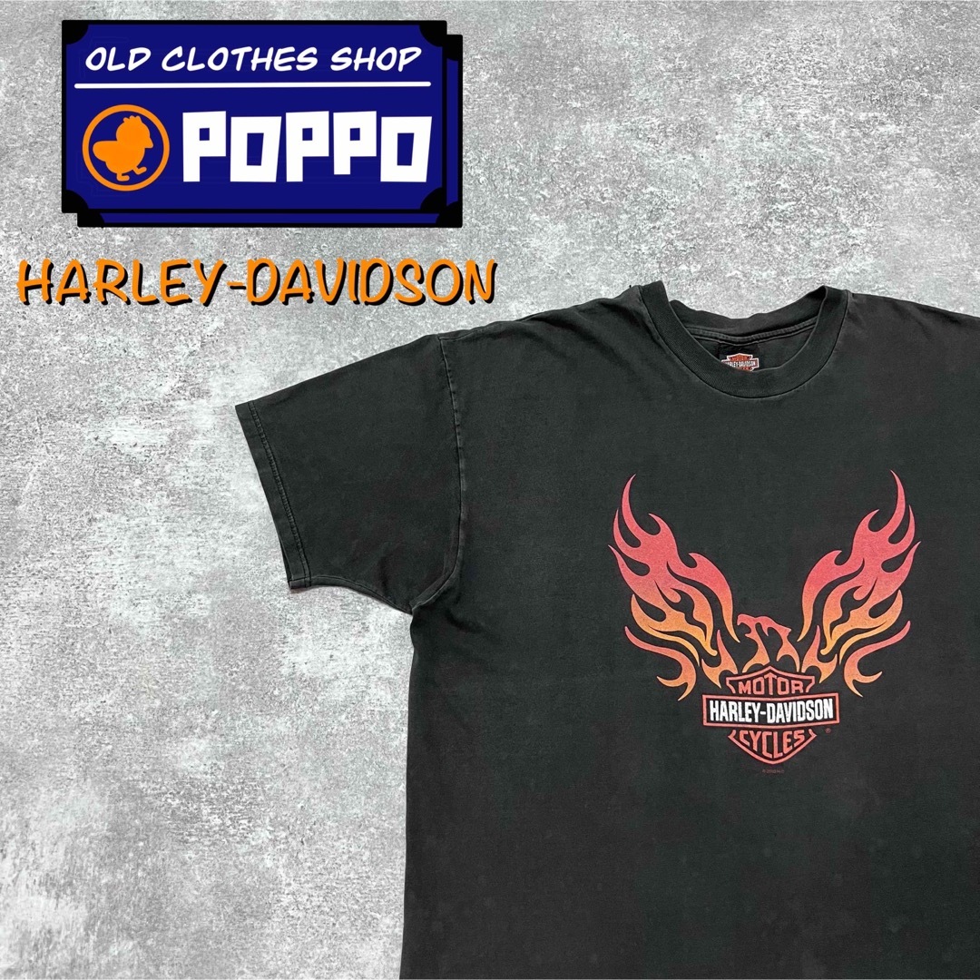 Harley Davidson - ハーレーダビッドソン☆USA製ファイヤーパターン