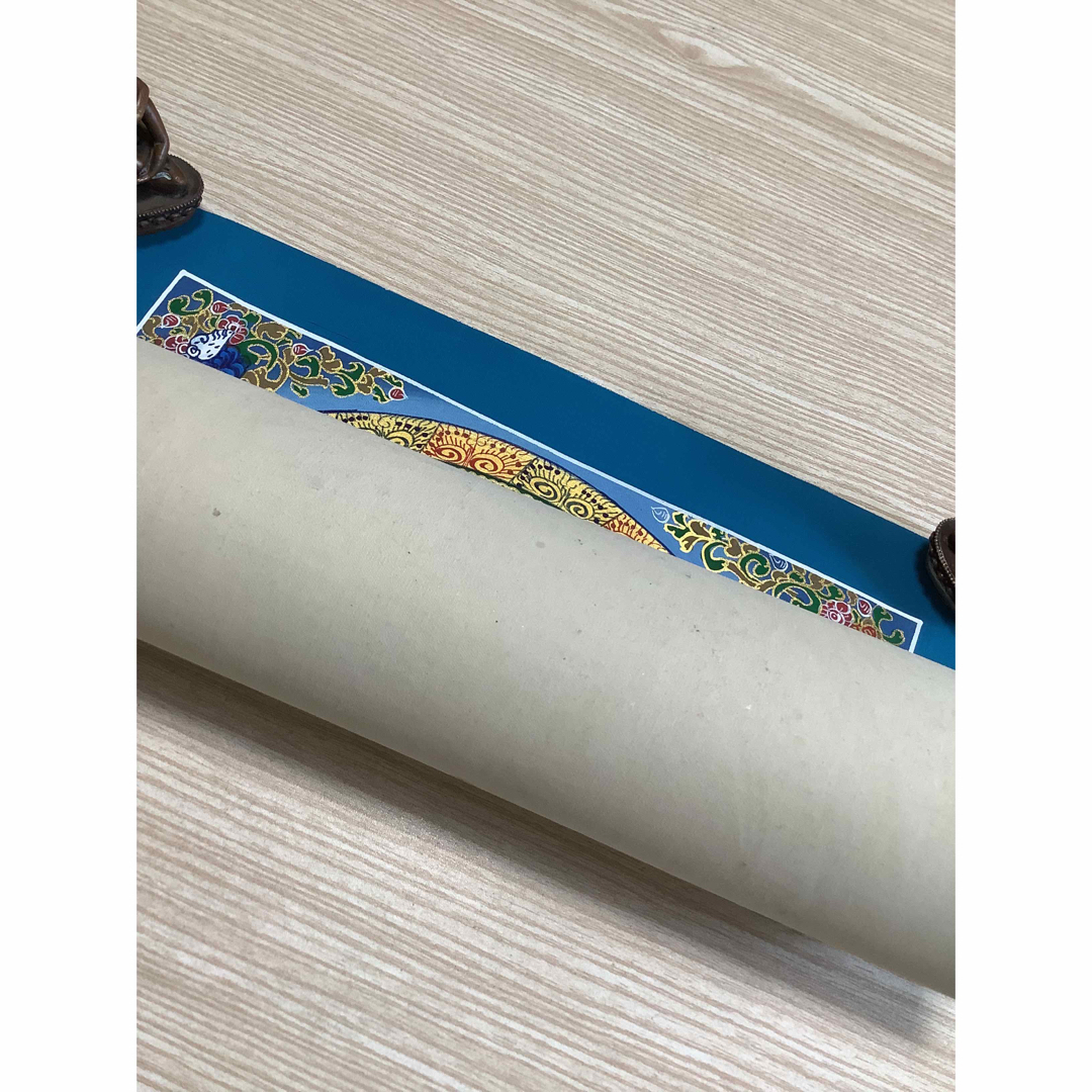 チベット密教 新品 》 手描き タンカ 曼荼羅 カーラチャクラマンダラ