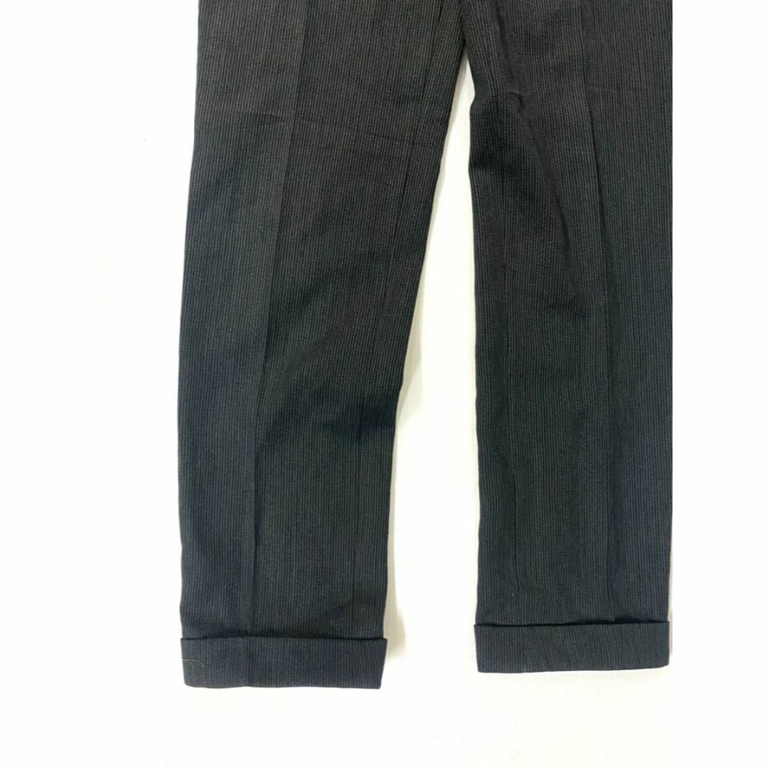 MILITARY - Euro Vintage ウール ストライプ パンツ スラックス 針刺し