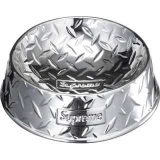 シュプリーム(Supreme)のたつ様supreme Diamond Plate Dog Bowl Silver(犬)