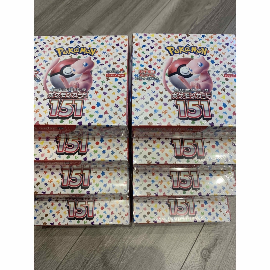 ポケモン - Pokemon ポケモンカード 151 8Box シュリンク付の通販 by