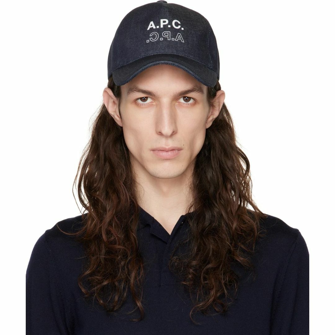 APC FEARLESS denim logo cap ロゴ デニム キャップ帽子