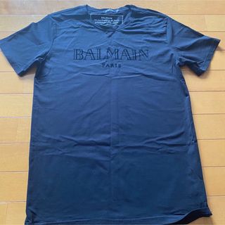 バルマン(BALMAIN)のBALMAIN tシャツ　美品！黒！サイズXL(Tシャツ/カットソー(半袖/袖なし))