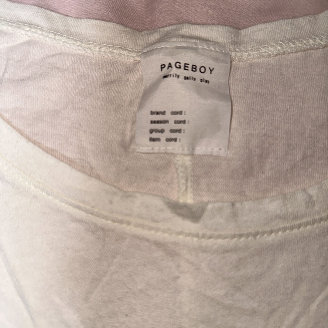 PAGEBOY(ページボーイ)の【新品未着用】ページボーイ　Tシャツ レディースのトップス(Tシャツ(半袖/袖なし))の商品写真