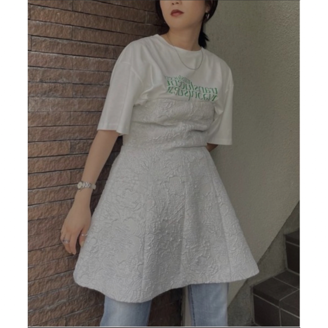 Ameri VINTAGE(アメリヴィンテージ)のAmeri 新品♡ MEDI 2WAY JACQUARD BARE TOP♡ レディースのトップス(ベアトップ/チューブトップ)の商品写真