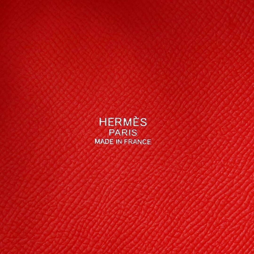 エルメス ピコタンロック トレサージュ 18 PM ハンドバッグ ヴォーエプソン レザー Rouge coeur ルージュクー Blue du nord ブルードノール Rouge H ルージュ アッシュ レッド 赤 D刻印 HERMES（美品）
