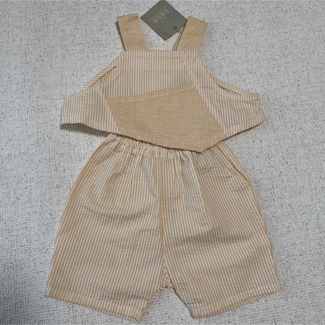 BeBe(ベベ)の【新品】フィヨデュべべ　70 セットアップ　トップス　パンツ キッズ/ベビー/マタニティのベビー服(~85cm)(ワンピース)の商品写真