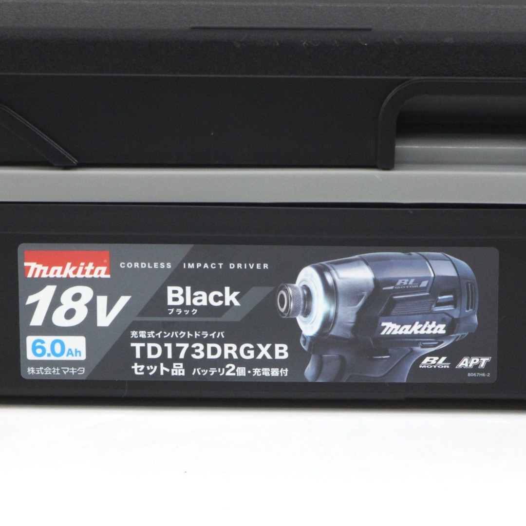 Makita(マキタ)の$$ MAKITA マキタ 充電式インパクトドライバ TD173DRGXB ブラック 18V 6.0Ah 未開封品 インテリア/住まい/日用品のインテリア/住まい/日用品 その他(その他)の商品写真