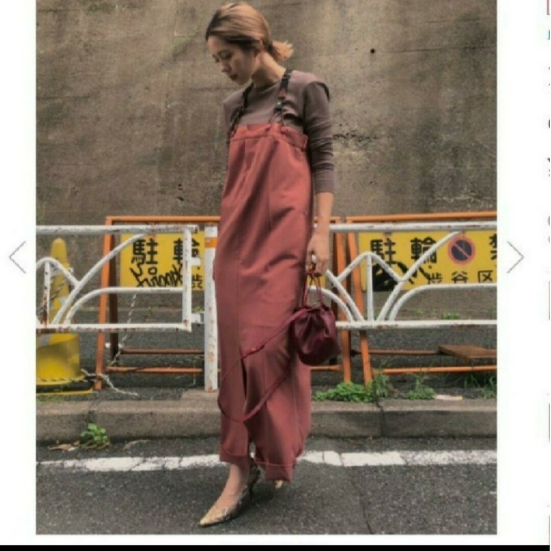 Ameri VINTAGE(アメリヴィンテージ)のアメリヴィンテージ　OVERALLS LIKEDRESS レディースのワンピース(ロングワンピース/マキシワンピース)の商品写真