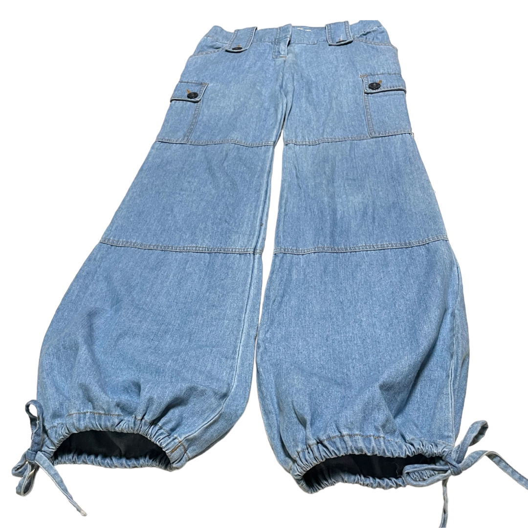 MANGO(マンゴ)のMNG JEANS マンゴ 裾絞り ローライズ パンツ レディースのパンツ(ワークパンツ/カーゴパンツ)の商品写真