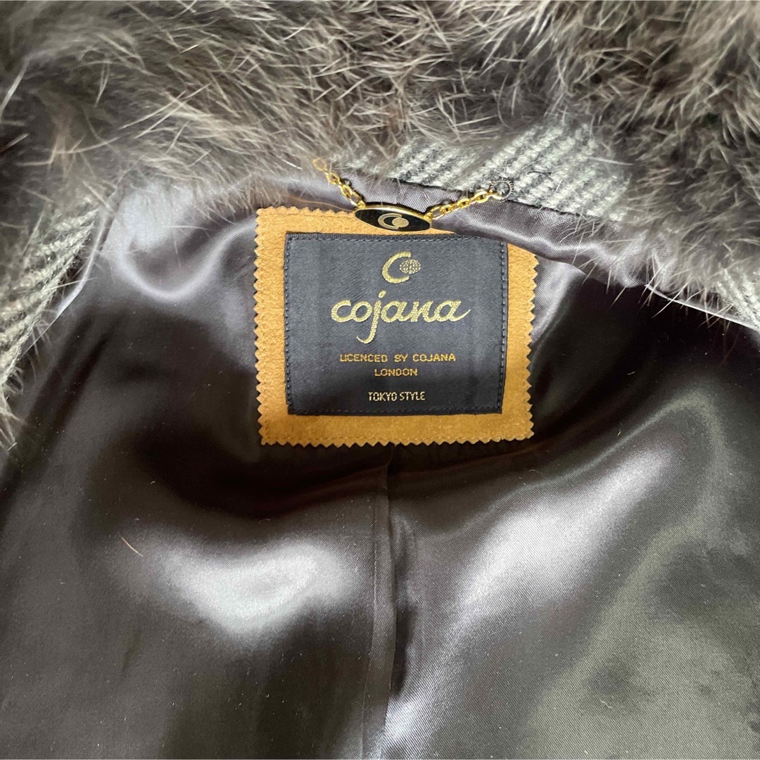 COJANA コジャーナ 東京スタイル 毛皮付コート ロングコート レディース  レディースのジャケット/アウター(ロングコート)の商品写真