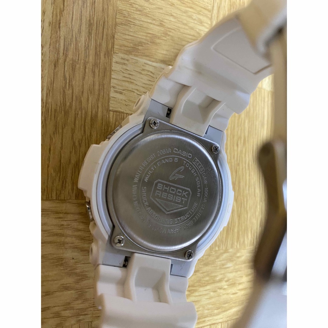 used品CASIO 5444/5524JA G-SHOCK 白 保証書、箱付き