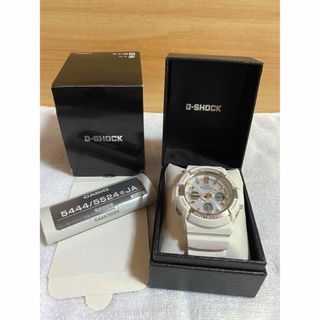 ジーショック(G-SHOCK)のused品CASIO 5444/5524JA G-SHOCK 白 保証書、箱付き(腕時計(デジタル))