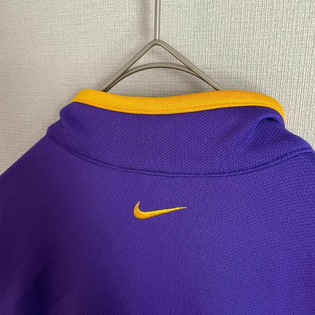美品レトロデザイン☆レイカーズ☆】ナイキ NBA刺繍 ウォームアップ T