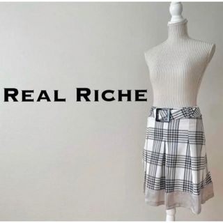 リアル リッシュ Real Riche ♡ チェック柄スカート(ひざ丈スカート)