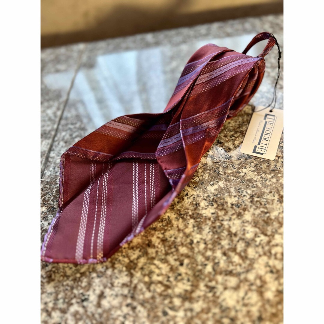 TIE YOUR TIE(タイユアタイ)の【新品】タイユアタイ・セッテピエゲ・定価41,800円 メンズのファッション小物(ネクタイ)の商品写真