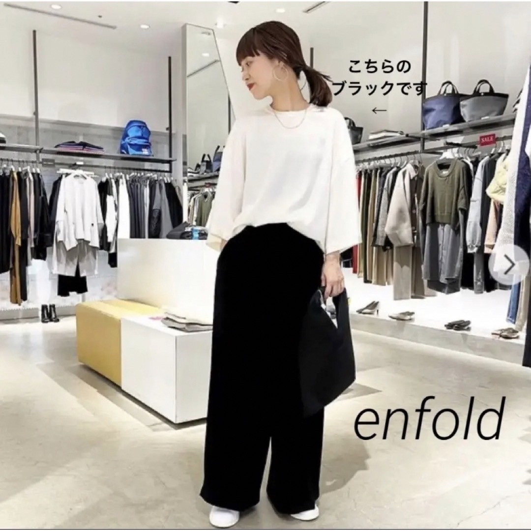 ENFOLD - 今季 完売 エンフォルド ミッションサテン T/SH Tシャツの