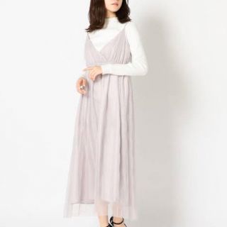 ミッシュマッシュ(MISCH MASCH)の新品☆チュールキャミワンピース　ミッシュマッシュ(ロングワンピース/マキシワンピース)