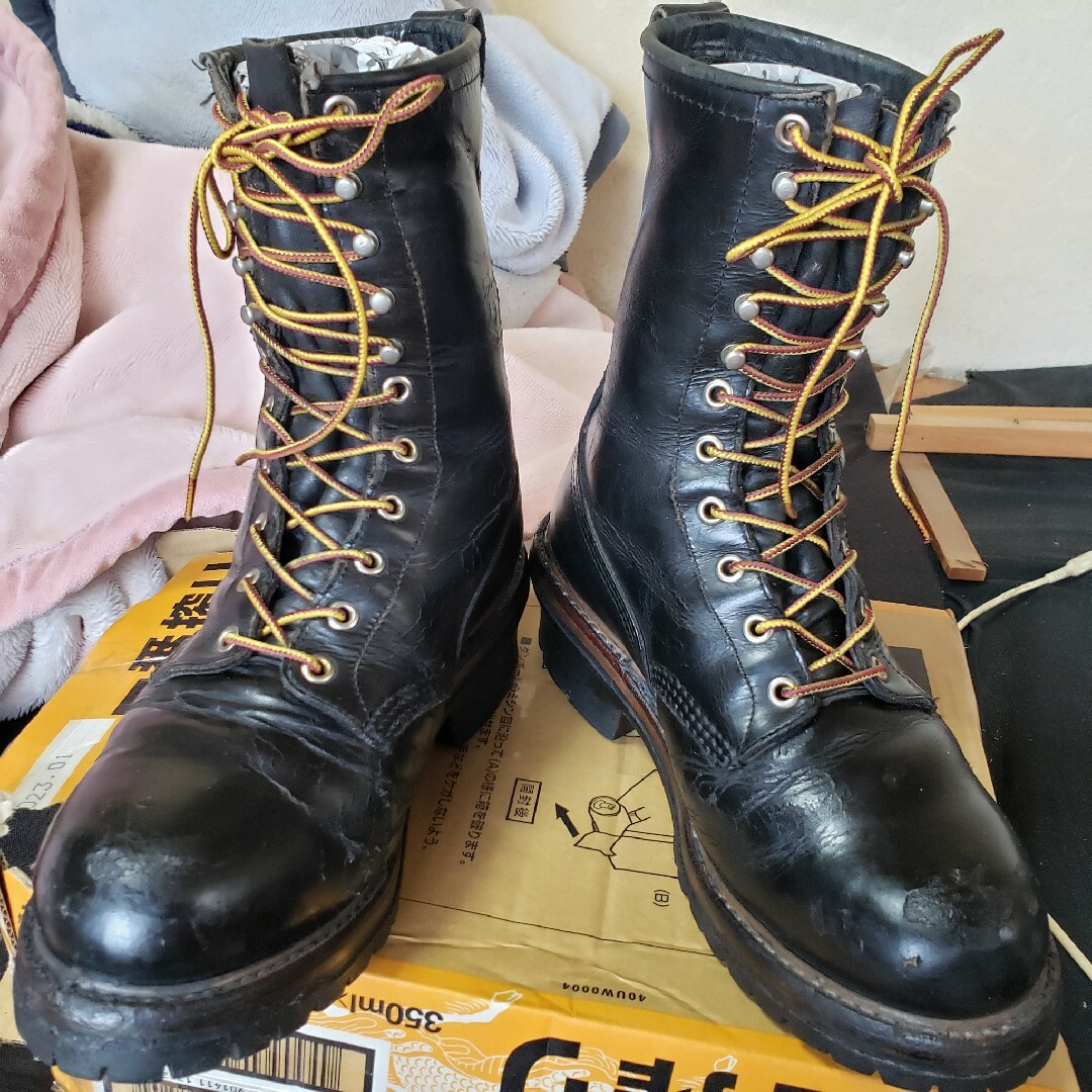 REDWING(レッドウィング)のPT91 ビンテージ REDWING レッドウィング 2218 ロガー ブーツ メンズの靴/シューズ(ブーツ)の商品写真