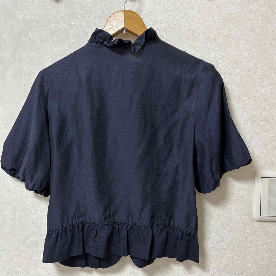 UNITED ARROWS(ユナイテッドアローズ)のショート丈　ブラウス レディースのトップス(シャツ/ブラウス(半袖/袖なし))の商品写真
