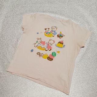 ファミリア90cm Tシャツ2枚\u0026ジャンパースカートセット