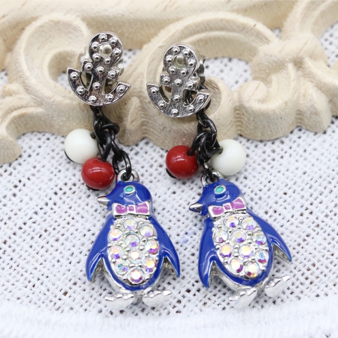 ANNA SUI - アナスイ ペンギン ピアス マリン チャームの通販 by あまてらす's shop｜アナスイならラクマ
