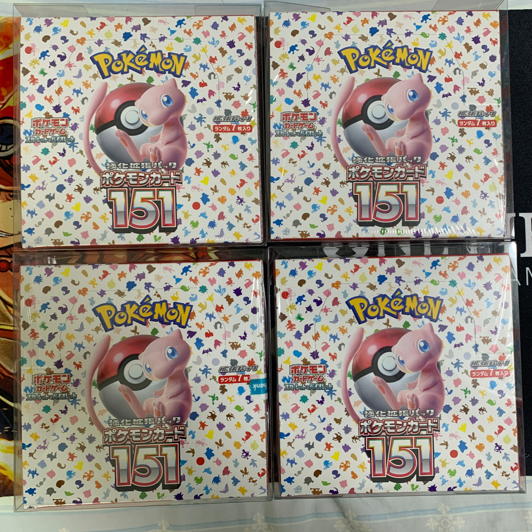 ポケモンカード　BOX 151 シュリンク付き　×4