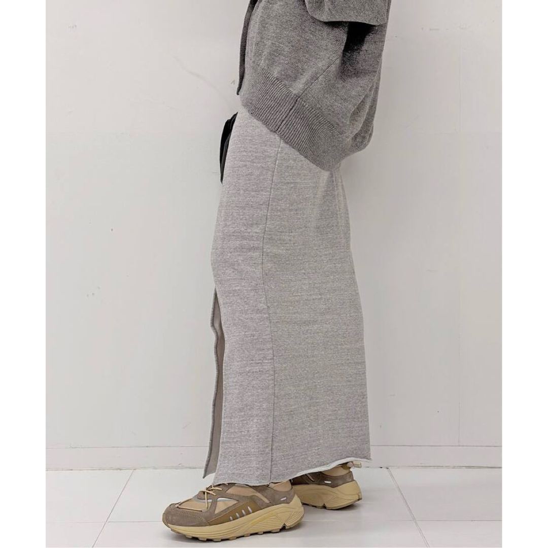 AP STUDIO(エーピーストゥディオ)の人気完売AP STUDIO AMERICANAアメリカーナ スウェットスカート レディースのスカート(ロングスカート)の商品写真